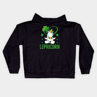 s s HapSt Patricks Day Unicorn Lepricorn C Kids Hoodie